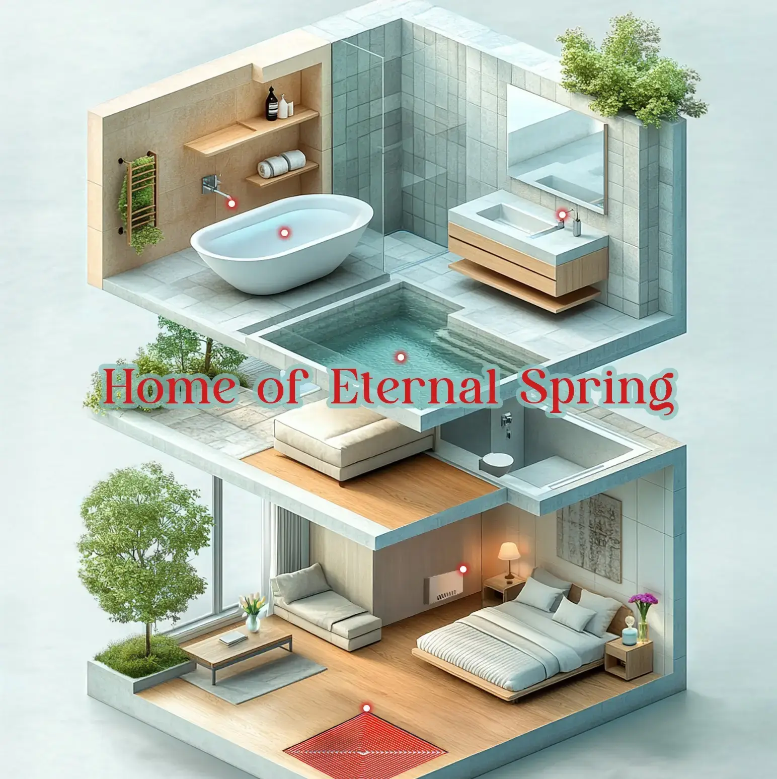 House wit heat pump